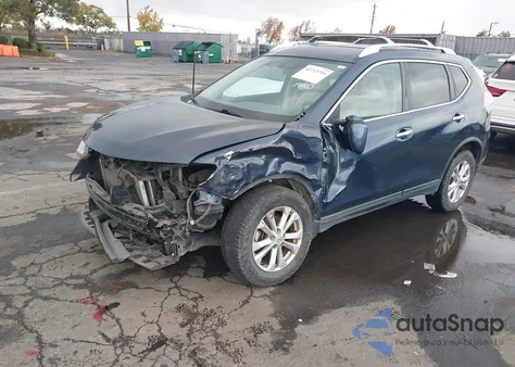 2016 Nissan Rogue Sv z USA, uszkodzony, nr VIN KNMAT2MV4GP665451